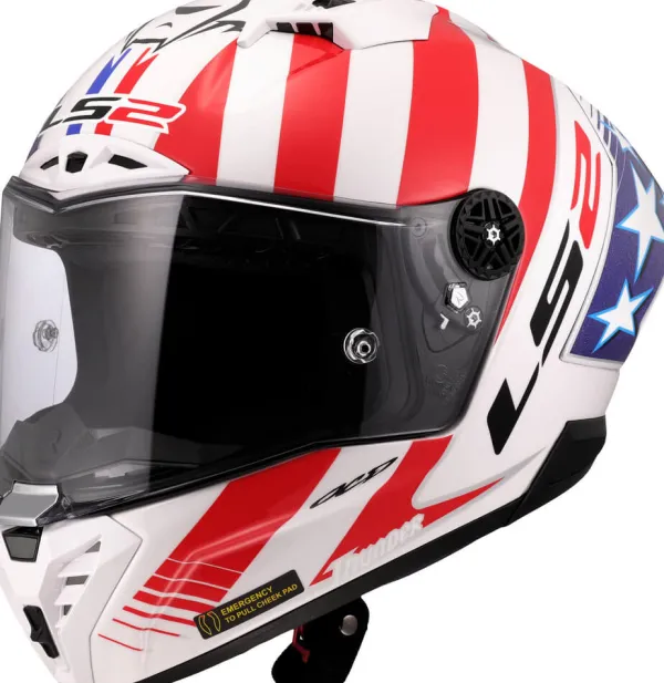 LS2 FF805 Thunder GP Aero Replica Baz> Integraalhelmen|Helmen Met Zonnevizier