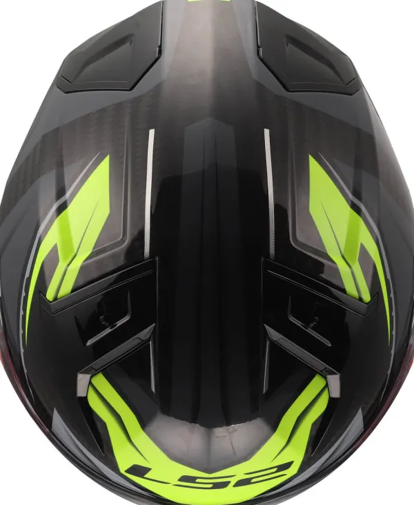 LS2 FF811 Vector II C Savage H-V Yellow-06> Integraalhelmen|Helmen Met Zonnevizier