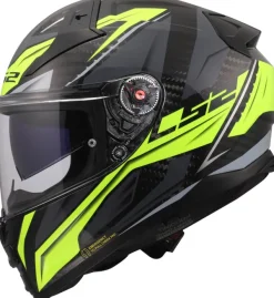 LS2 FF811 Vector II C Savage H-V Yellow-06> Integraalhelmen|Helmen Met Zonnevizier