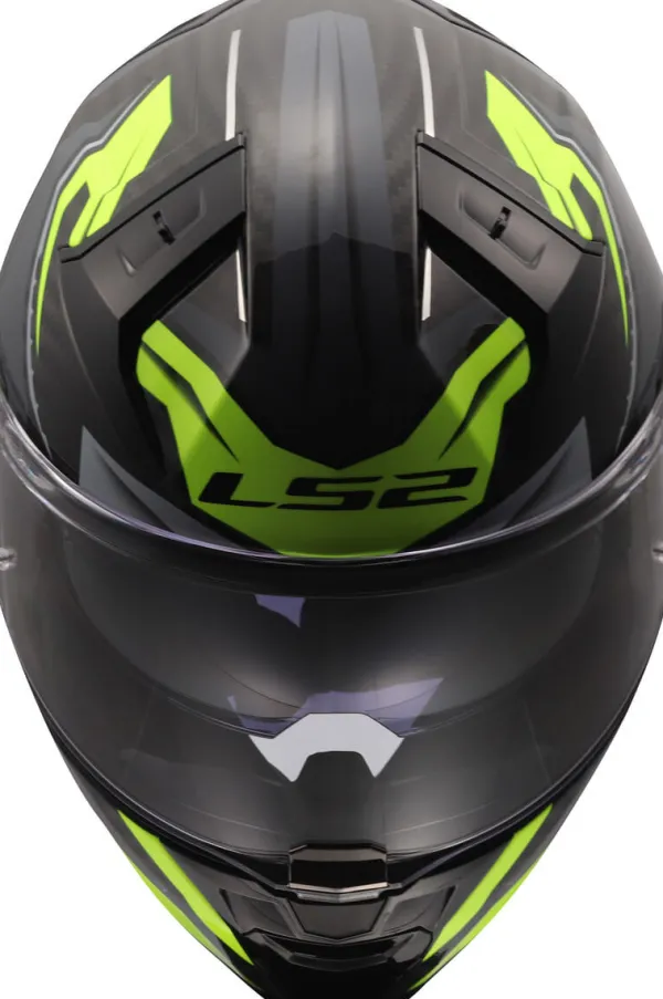 LS2 FF811 Vector II C Savage H-V Yellow-06> Integraalhelmen|Helmen Met Zonnevizier