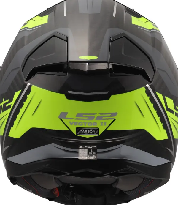 LS2 FF811 Vector II C Savage H-V Yellow-06> Integraalhelmen|Helmen Met Zonnevizier