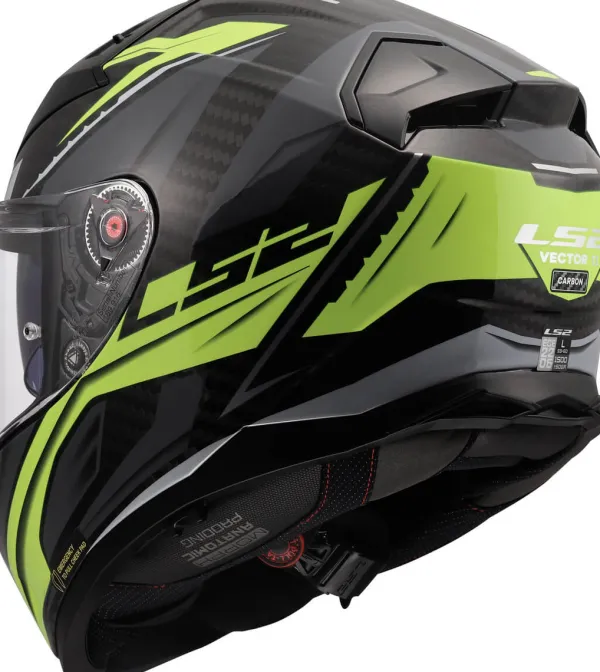 LS2 FF811 Vector II C Savage H-V Yellow-06> Integraalhelmen|Helmen Met Zonnevizier