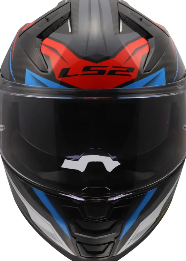 LS2 FF811 Vector II C Savage White Blue Red-06> Integraalhelmen|Helmen Met Zonnevizier