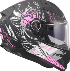 LS2 FF811 Vector II Darflo Black Pink-06> Integraalhelmen|Helmen Met Zonnevizier