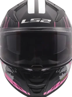 LS2 FF811 Vector II Darflo Black Pink-06> Integraalhelmen|Helmen Met Zonnevizier