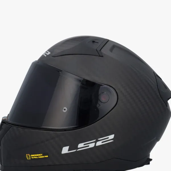 LS2 FF811 Vector II Matt Carbon> Integraalhelmen|Helmen Met Zonnevizier