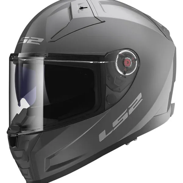 LS2 FF811 Vector II Solid Nardo Grey 06> Integraalhelmen|Helmen Met Zonnevizier