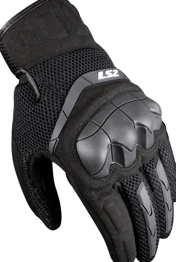 LS2 Kubra Man Gloves Black> Motorhandschoenen