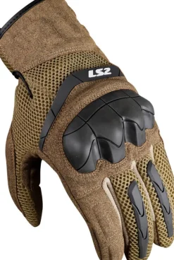 LS2 Kubra Man Gloves Brown> Motorhandschoenen