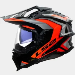 LS2 MX701 Explorer Carbon Frontier II Orange> Adventure Helmen|Integraalhelmen