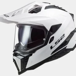 LS2 MX701 Explorer Solid White> Adventure Helmen|Integraalhelmen