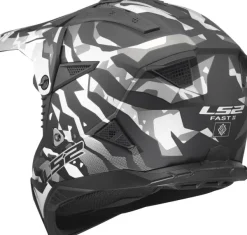 LS2 MX708 Fast II Grotesk Black Grey-06> Adventure Helmen|Crosshelmen