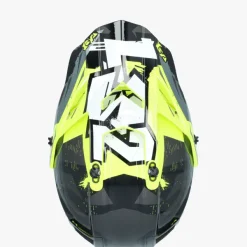 LS2 MX437 Fast II Mini Crusher Black Yellow><noscript><img width=
