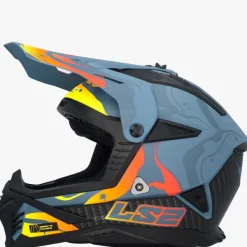 LS2 MX708 Fast II Wash Matt Dark Grey> Adventure Helmen|Crosshelmen