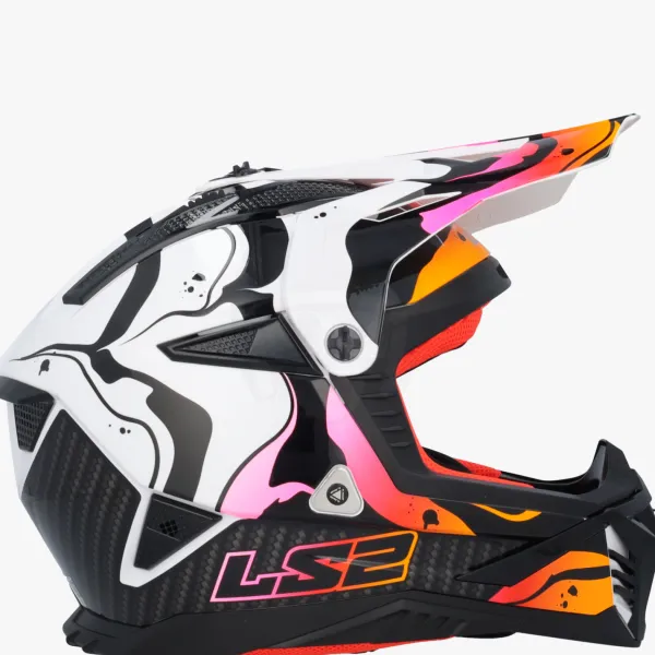 LS2 MX708 Fast II Wash White> Adventure Helmen|Crosshelmen