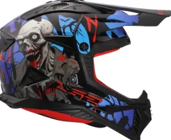 LS2 MX708 Fast II Zombie Ii Black Red Blue-06> Adventure Helmen|Crosshelmen