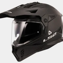 LS2 MX702 Pioneer II Matt Black> Adventure Helmen|Integraalhelmen