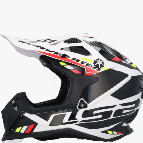 LS2 MX700 Subverter Stomp White Black> Crosshelmen