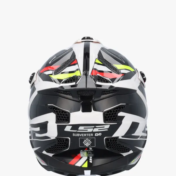 LS2 MX700 Subverter Stomp White Black> Crosshelmen