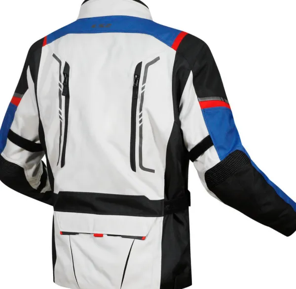 LS2 Narvik Motorjas Man Blue Black Grey Red> Motorjassen