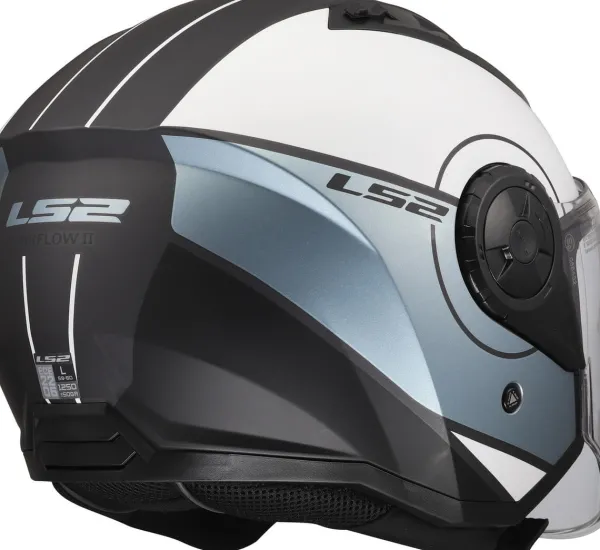 LS2 OF616 Airflow II Cover Grey Blue-06> Jethelmen