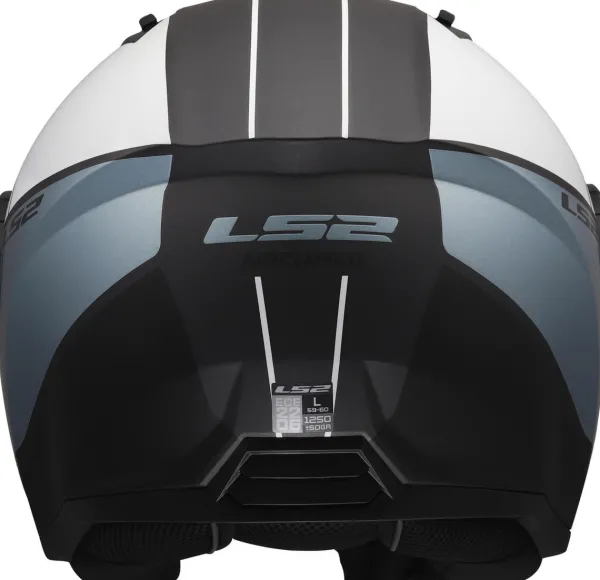 LS2 OF616 Airflow II Cover Grey Blue-06> Jethelmen