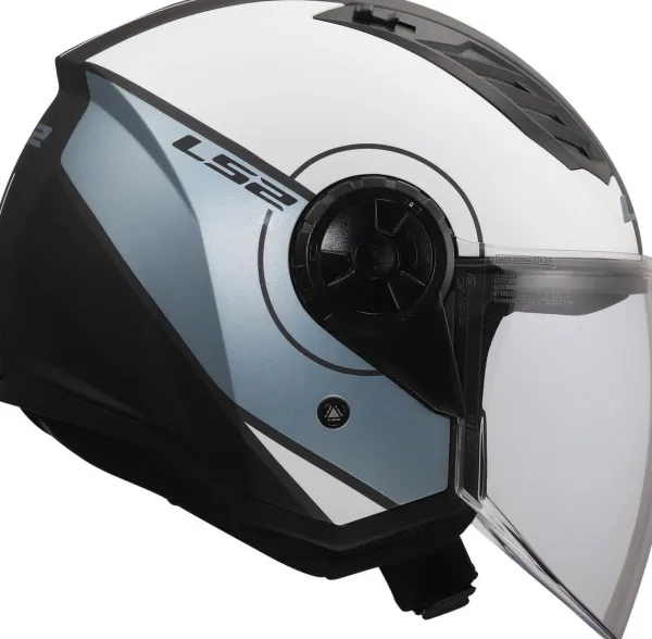LS2 OF616 Airflow II Cover Grey Blue-06> Jethelmen