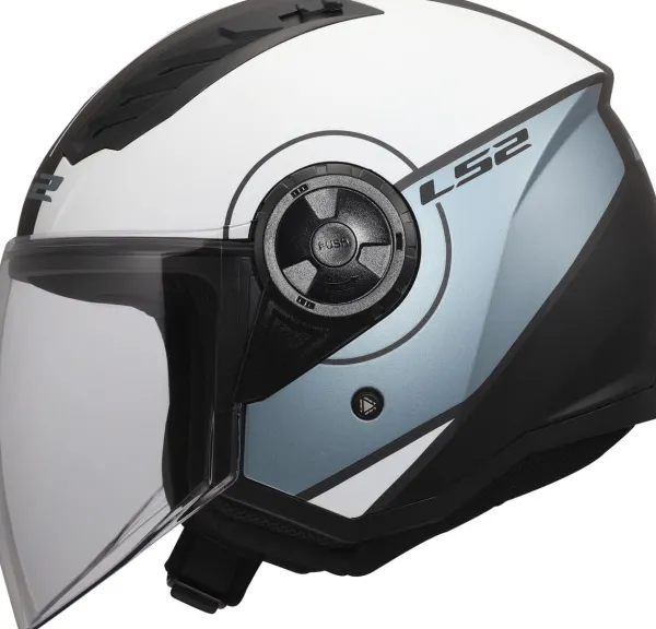 LS2 OF616 Airflow II Cover Grey Blue-06> Jethelmen