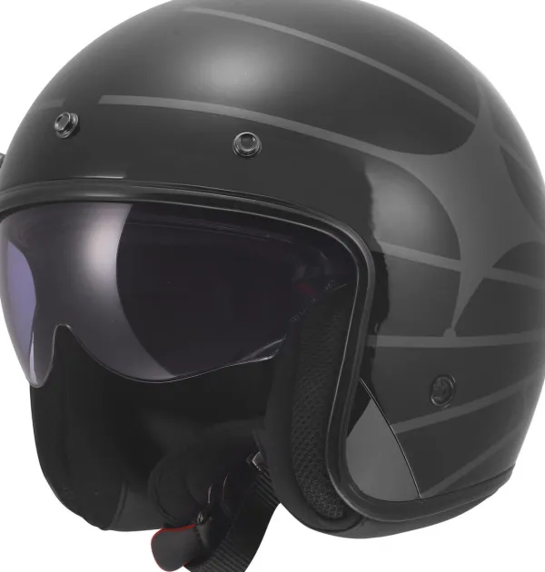 LS2 OF601 Bob II Cosmic Black Grey-06> Jethelmen|Helmen Met Zonnevizier