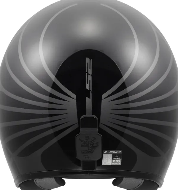 LS2 OF601 Bob II Cosmic Black Grey-06> Jethelmen|Helmen Met Zonnevizier