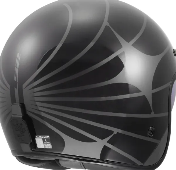 LS2 OF601 Bob II Cosmic Black Grey-06> Jethelmen|Helmen Met Zonnevizier