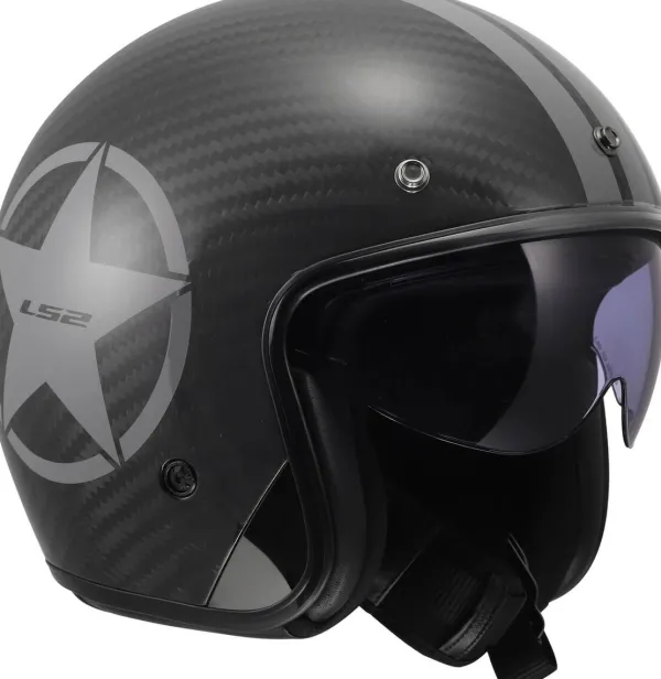 LS2 OF601 Bob II C Star Grey-06> Jethelmen|Helmen Met Zonnevizier