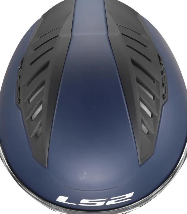 LS2 OF600 Copter II Solid Matt Navy Blue-06> Jethelmen|Helmen Met Zonnevizier