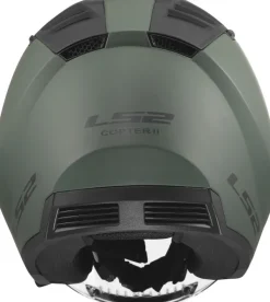 LS2 OF600 Copter II Solid Military Green-06> Jethelmen|Helmen Met Zonnevizier