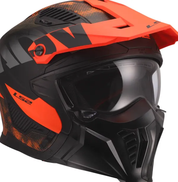 LS2 OF606 Drifter Gas Grey Orange-06> Jethelmen