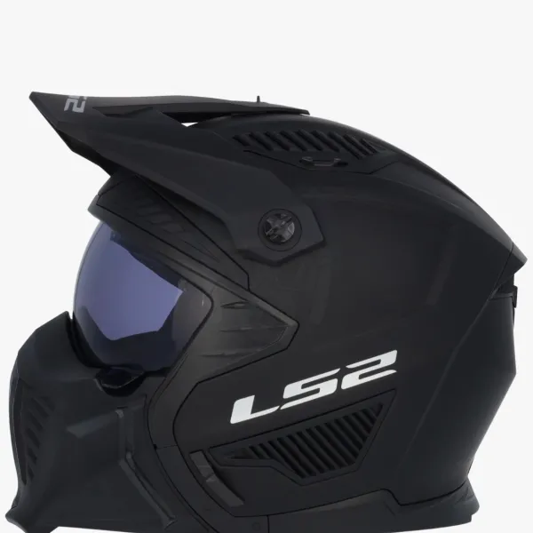 LS2 OF606 Drifter Solid Matt Black 06> Jethelmen