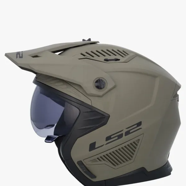 LS2 OF606 Drifter Solid Matt Sand 06> Jethelmen