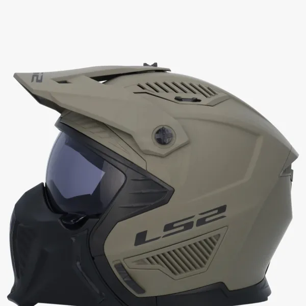 LS2 OF606 Drifter Solid Matt Sand 06> Jethelmen