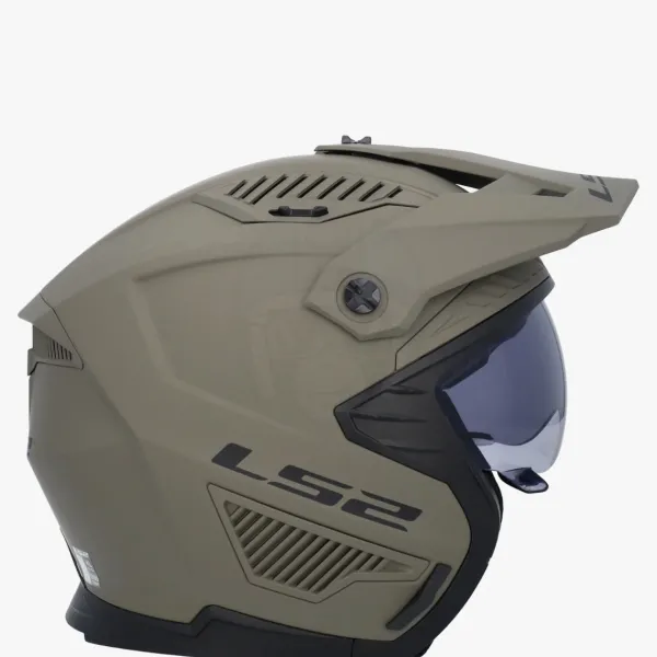 LS2 OF606 Drifter Solid Matt Sand 06> Jethelmen