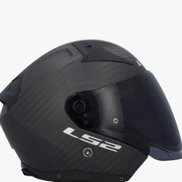 LS2 OF603 Infinity II Matt Carbon> Jethelmen|Helmen Met Zonnevizier
