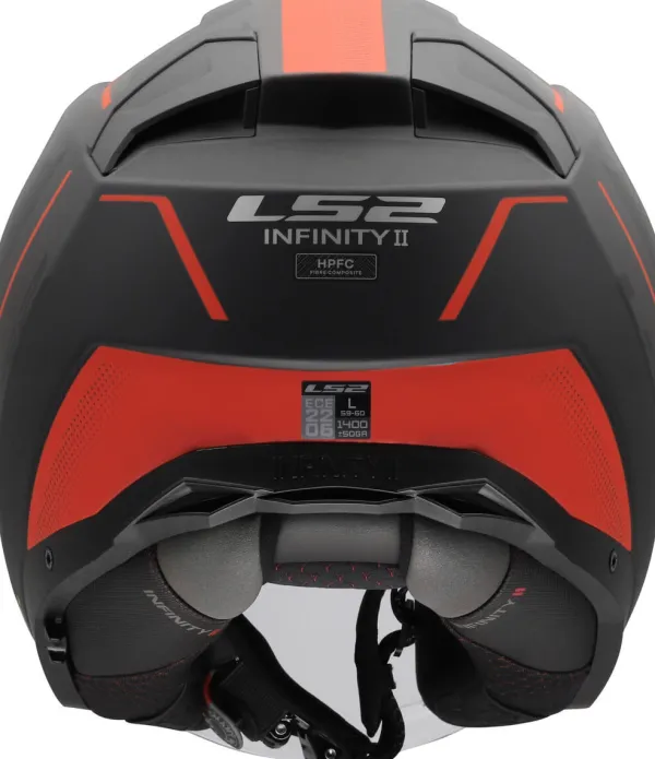 LS2 OF603 Infinity II Veyron Black Grey Red-06> Jethelmen|Helmen Met Zonnevizier