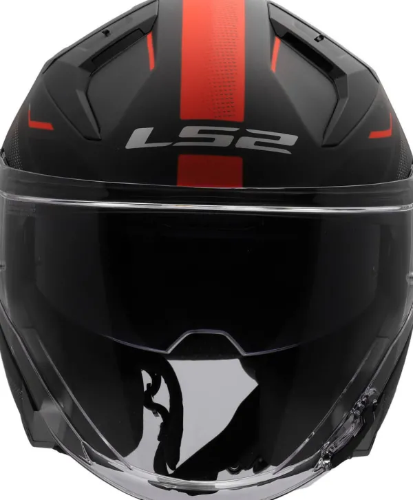 LS2 OF603 Infinity II Veyron Black Grey Red-06> Jethelmen|Helmen Met Zonnevizier
