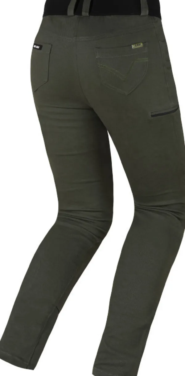 LS2 Router Motorbroek Lady Olive/Green> Motorbroeken