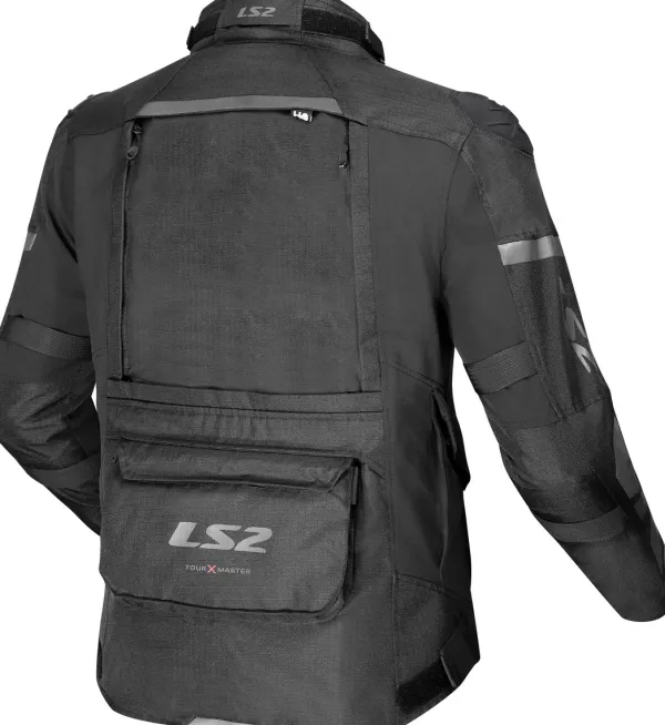 LS2 X-Master Man Motorjas Black> Motorjassen