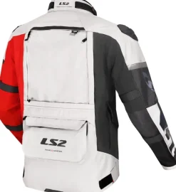 LS2 X-Master Man Motorjas Black Grey Red> Motorjassen