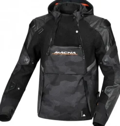 Macna Bradical Motorjas Black/Orange> Motorjassen