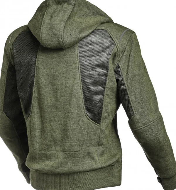 Macna Breeze Motorhoodie Green/Black 404> Motorhoodies|Motorjassen