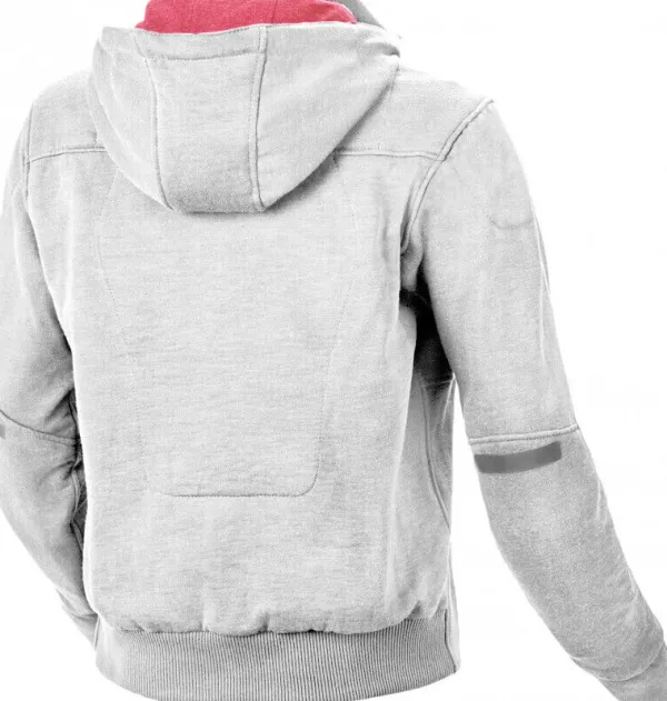 Macna District Ladies Motorjas Hoodie Light grey> Motorjassen