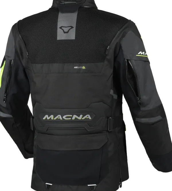 Macna Flexodus ladies Motorjas Night Eye Black/Yellow 187> Motorjassen