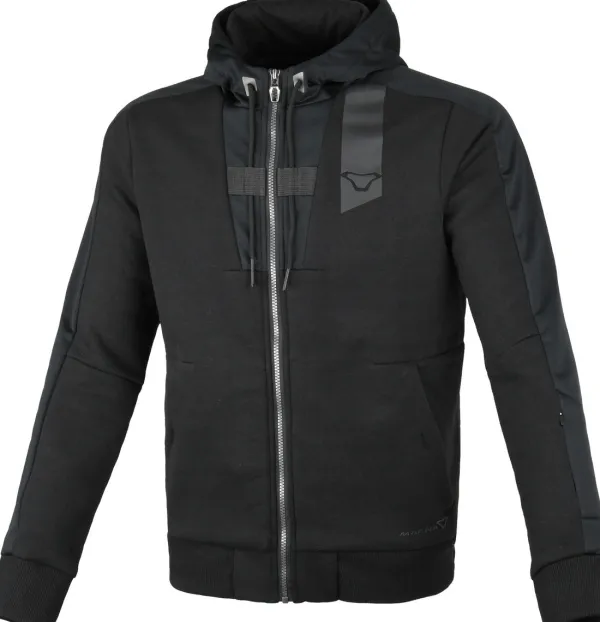 Macna Hoodie Granyte Motorhoodie Black 101> Motorhoodies|Motorjassen